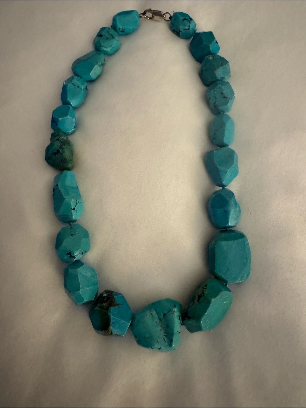 Turquoise Chunky Statement Necklace